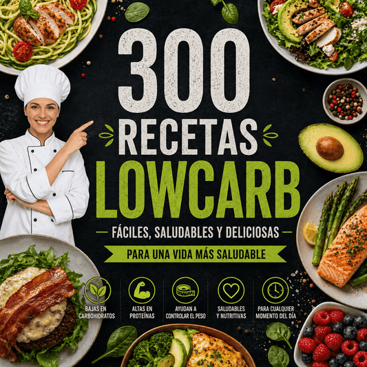 300 recetas low-carb – Recetario digital